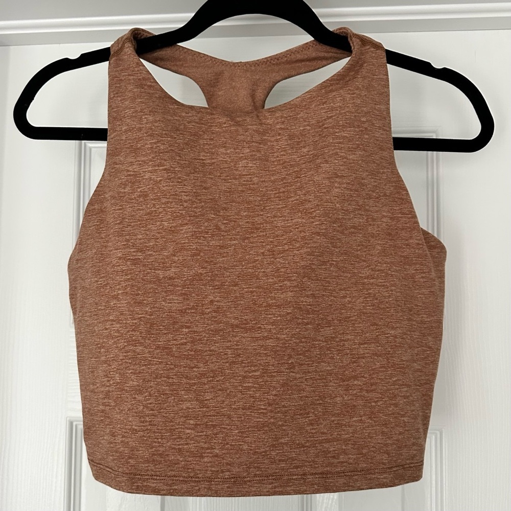 OFFLINE By‎ Aerie The Hugger High Neck Longline Sports Bra in Horizon Size XXL